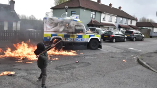 Chaos in Derry:  Police Under Attack During a Republican March